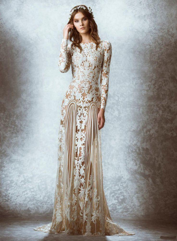 Boho wedding dress