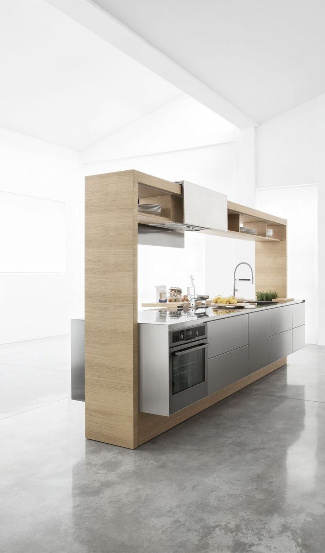 #Modern #Style #Kitchen #Design Compact and at the same time comfortable modern kitchen