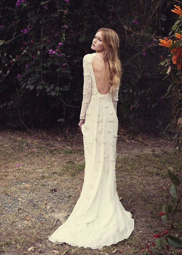 Embellished Manhattan wedding dress