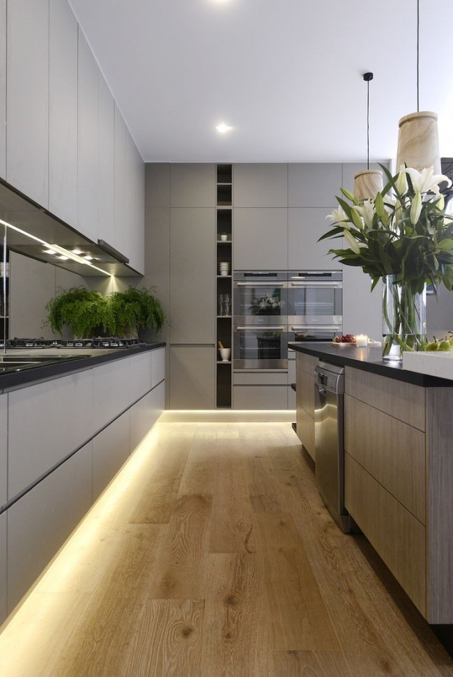 #Modern #Style #Kitchen #Design Kitchen in the style of hi-tech is very popular