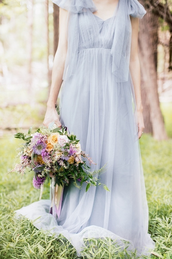 Pale blue wedding dresses