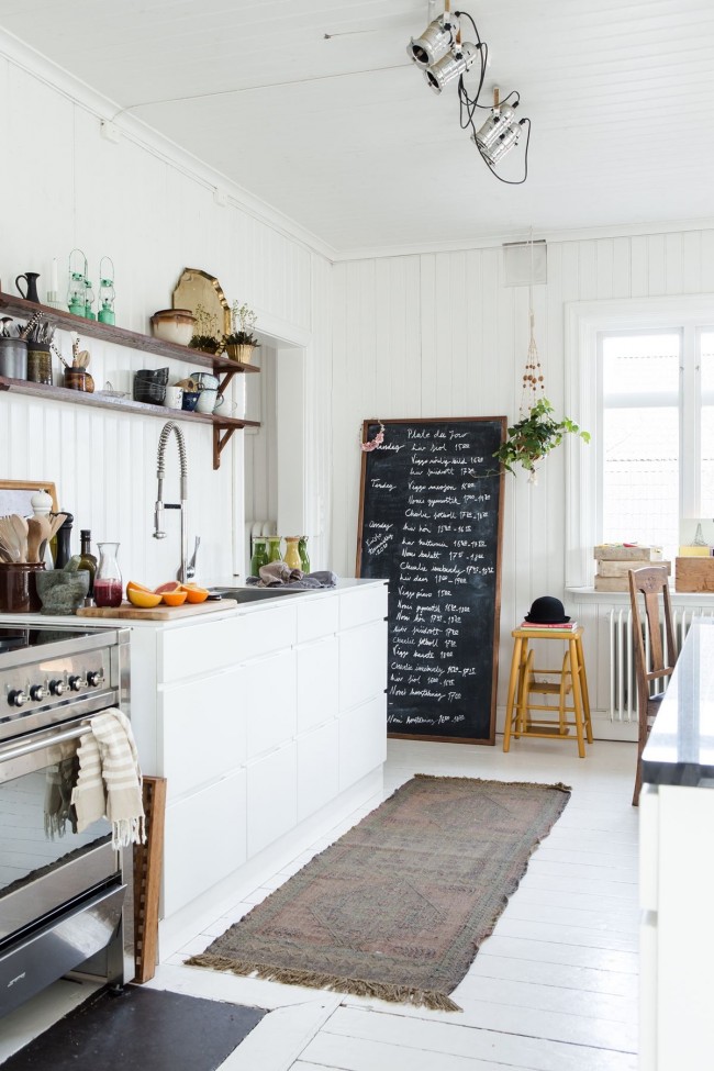 #Modern #Style #Kitchen #Design White color will help make your kitchen more