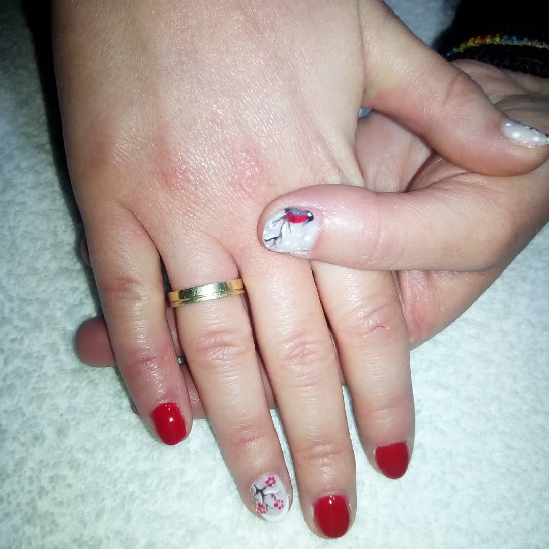 Easy Nail Art Designs for Christmas. Pic by eudokia89