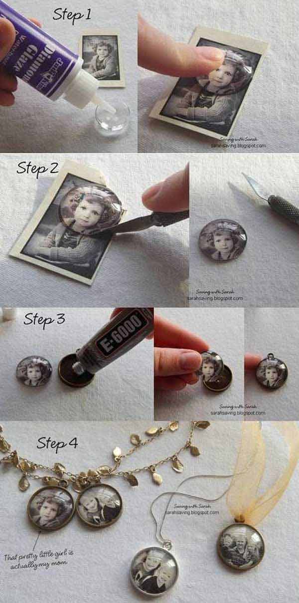 DIY Photo Pendant.