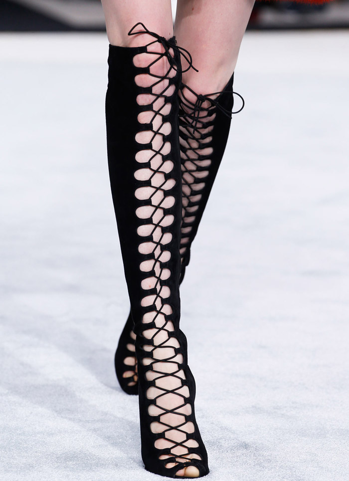 Giambattista Valli Lace-up Boots.