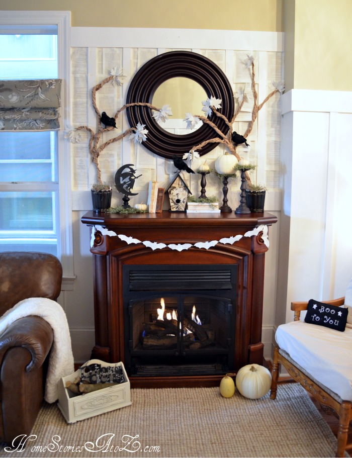 Halloween Mantel