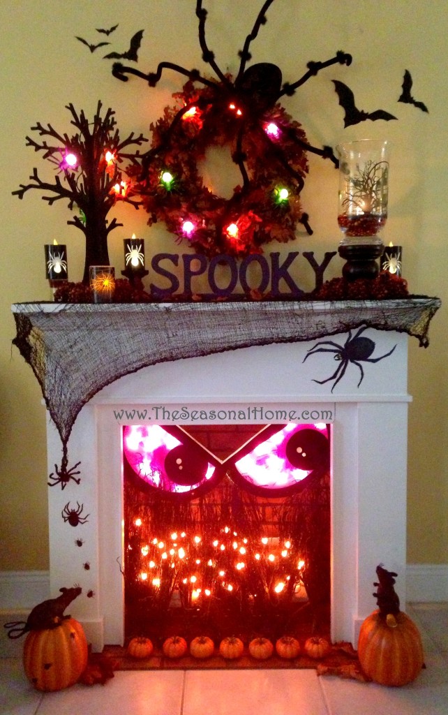 Spooky Fireplace for Halloween!