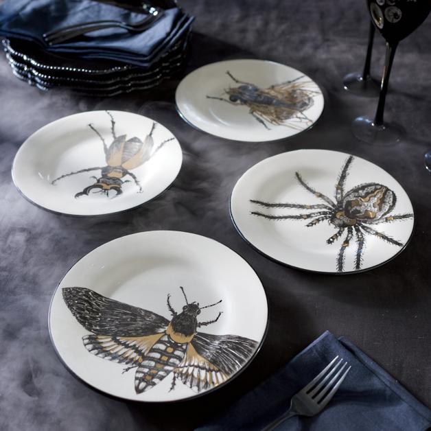 Metallic Insect Plates.