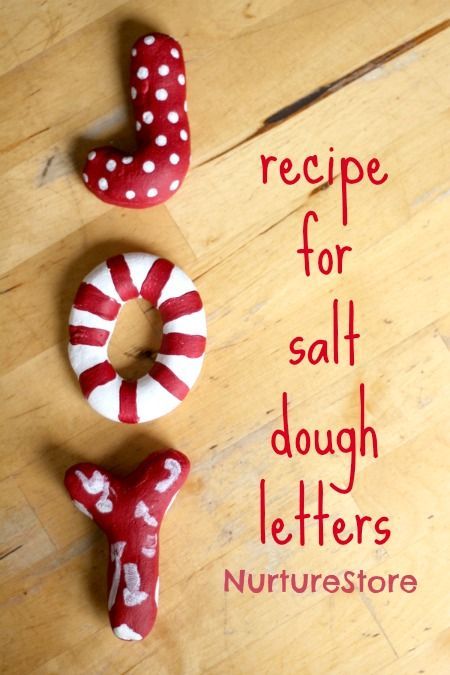 Joy! A Christmas salt dough recipe