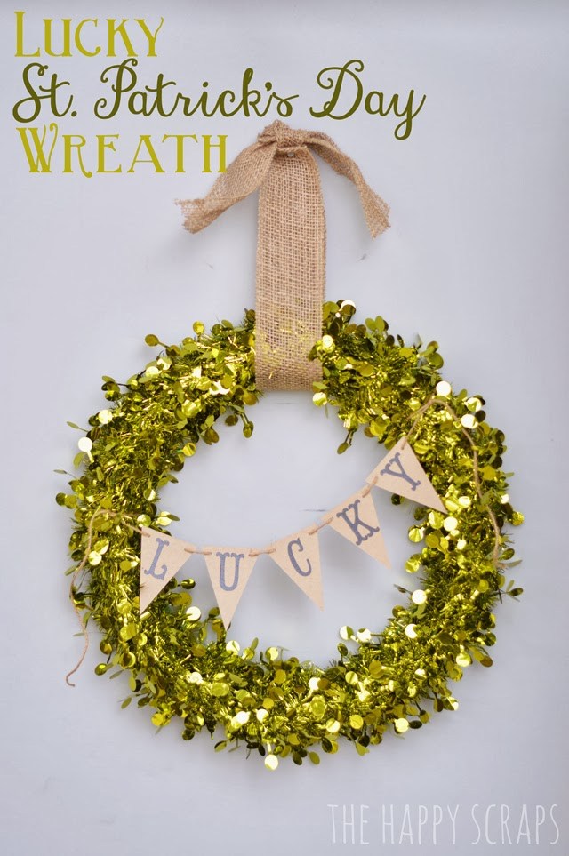 Lucky St. Patrick’s Day Wreath.