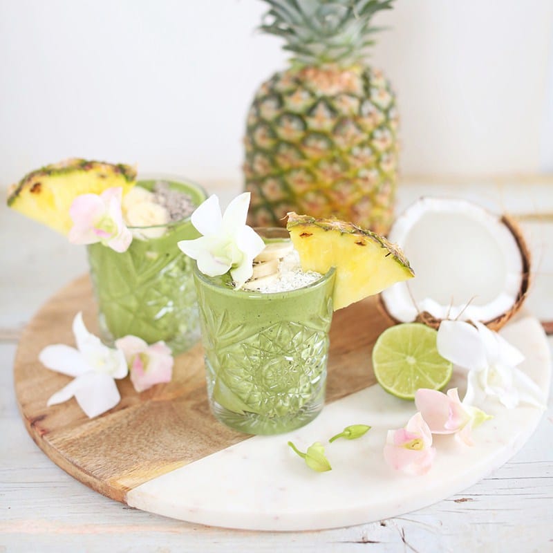 Tropical Zinger Green Smoothie.