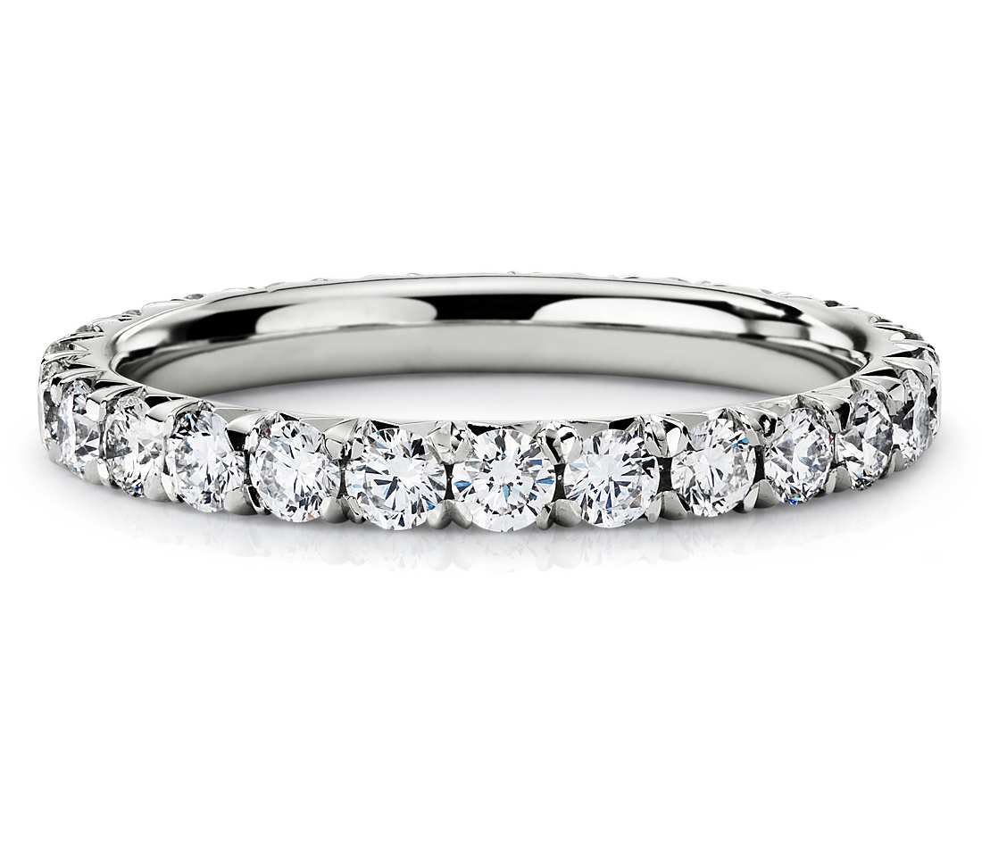 French Pavé Diamond Eternity Ring.