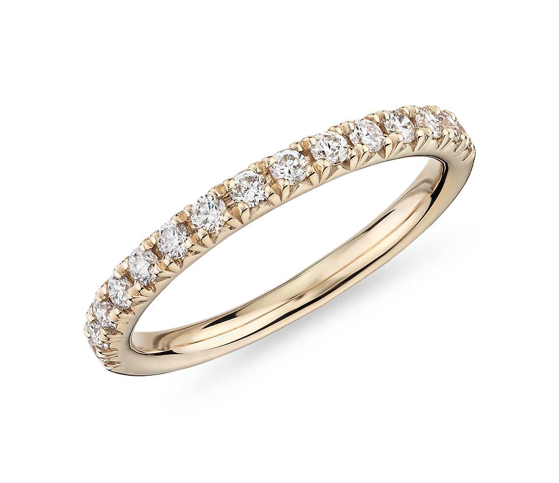 French Pavé Diamond Ring.