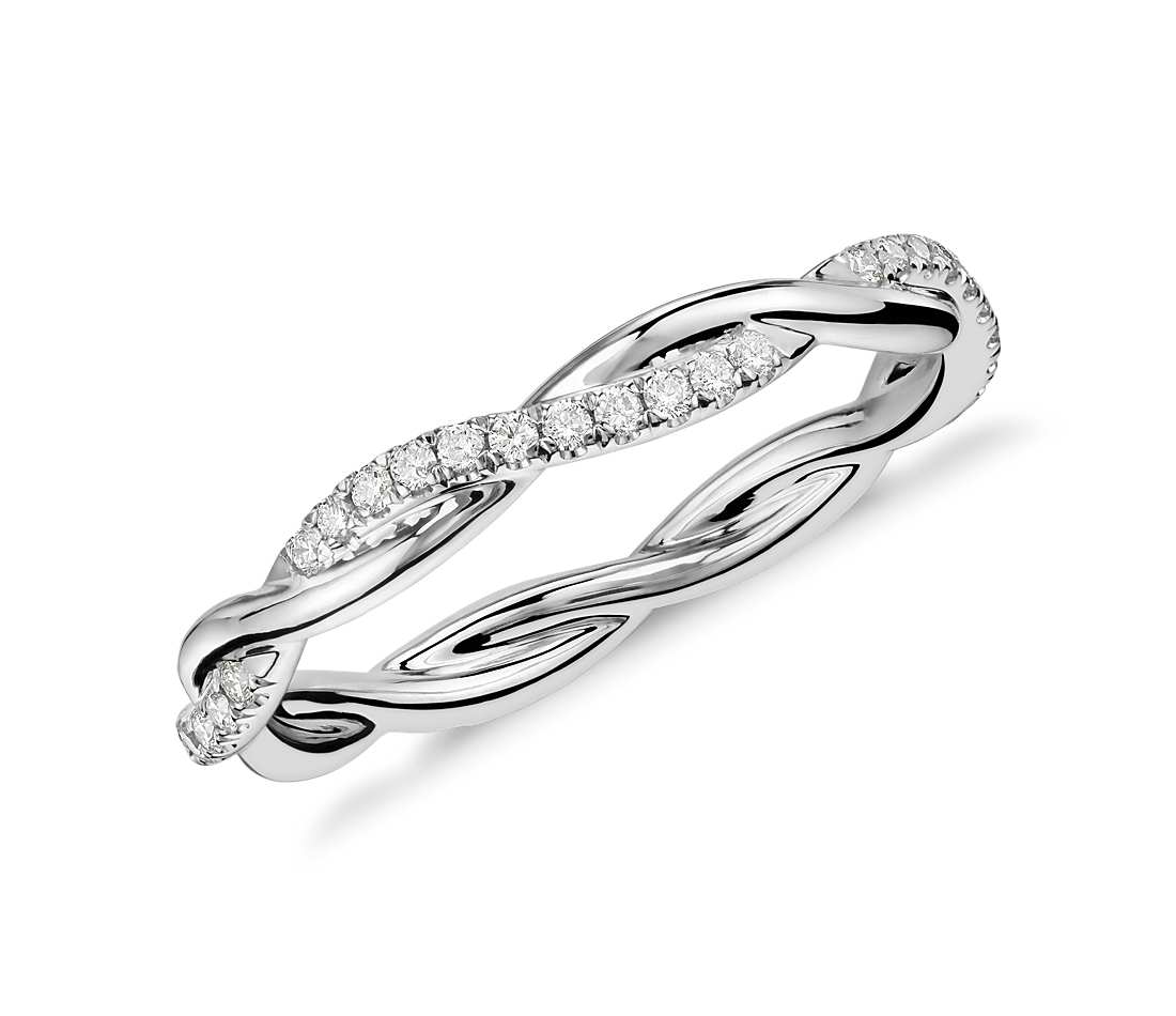 Petite Twist Diamond Eternity Ring.