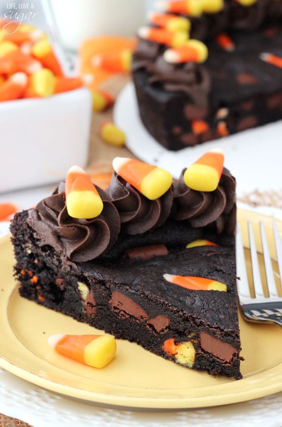 Candy Corn Chocolate Chip Cookies Cake