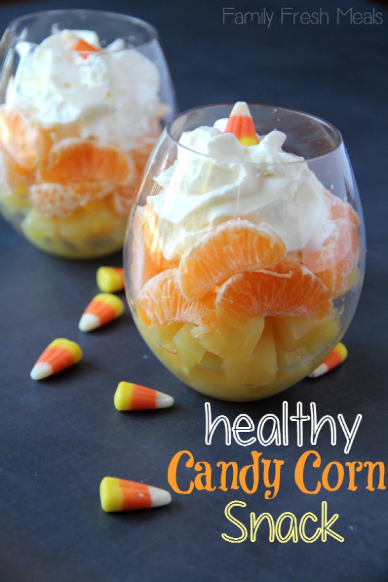 Candy Corn Fruit Cocktail from Family Fresh Meals