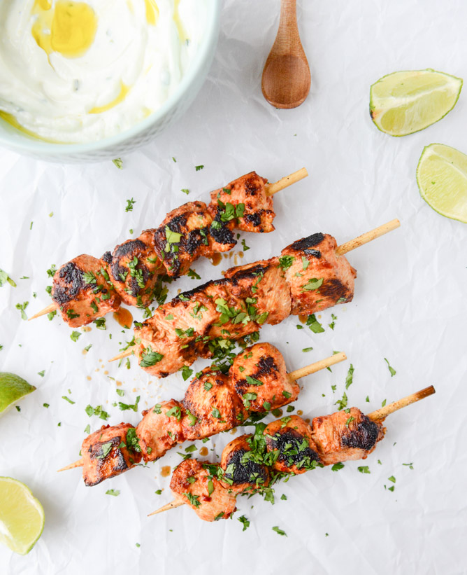 Chicken Skewers.