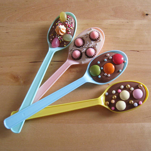 Chocolate Party Spoons.