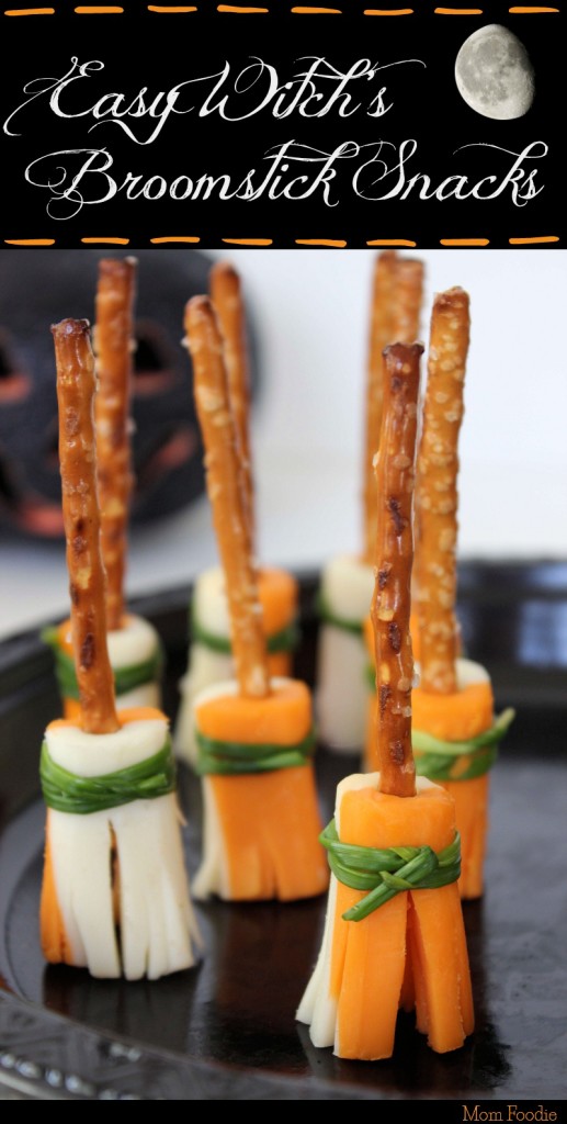 Easy Witch Broomstick Snacks from Mom Foodie