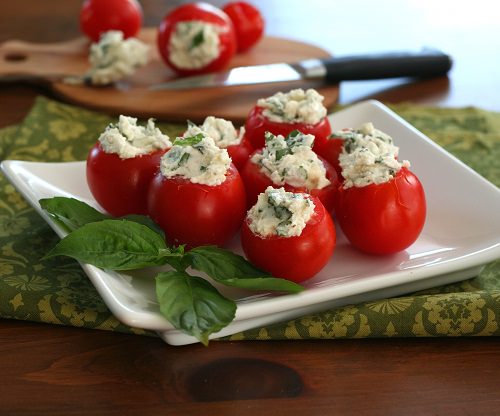 Goat Cheese & Herb Stuffed Tomatoes by All Day I Dream About Food