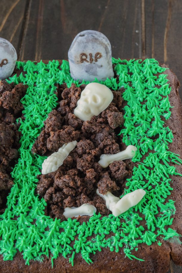 Halloween Brownie Graveyard by Culinary Ginger