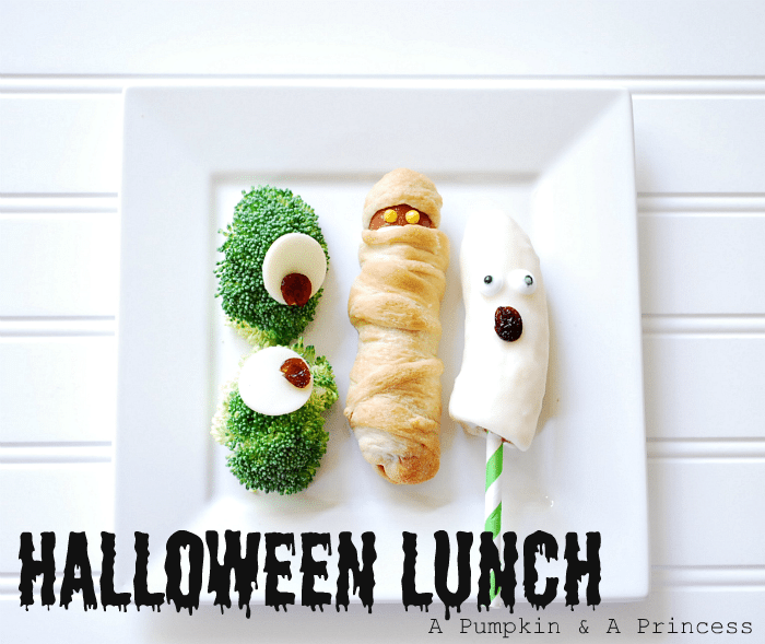 Halloween Lunch Ideas from A Pumpkin and a Princess