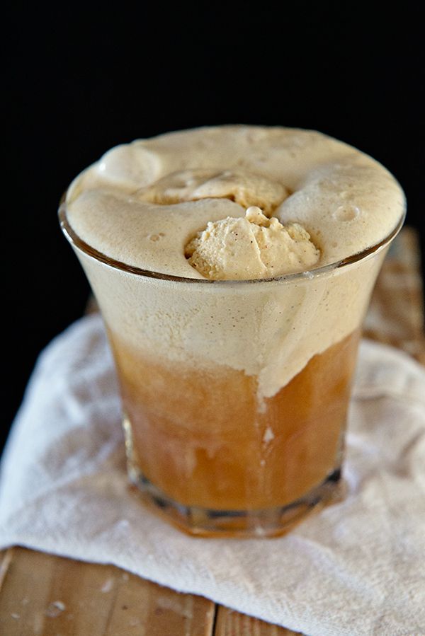 Hard Cider Pumpkin Float from Dine and Dish