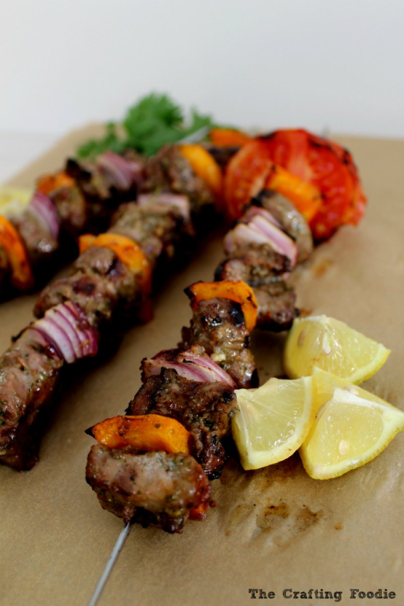 Indian Spiced Lamb Kebabs from The Crafting Foodie