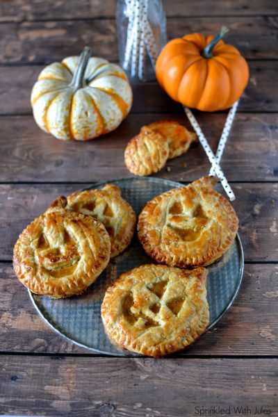 Jack-O-Lantern Hand Pies