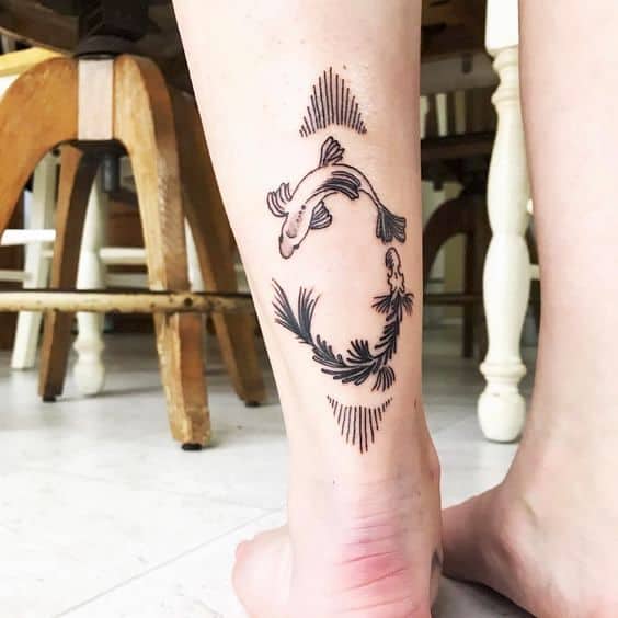 Leg tattoo that is sure to capture attention.