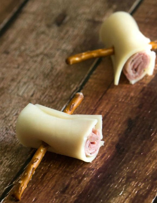 Meat & Cheese Roll Up via A Mom’s Take