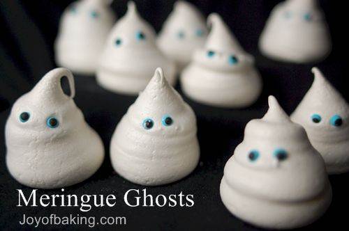 Meringue Ghosts from Joy of Baking