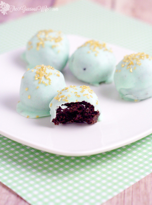 Mint Oreo Truffles.