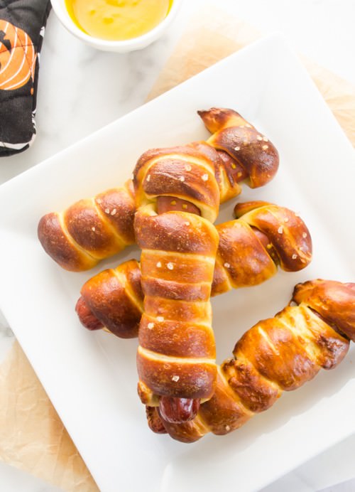 Mummy Pretzel Dogs by Flavor the Moments