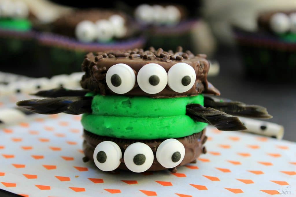 Oreo Monster Cookies Sandwiches