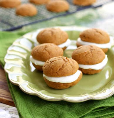 Pumpkin Whoopie Pies at The Girl Who Ate Everything