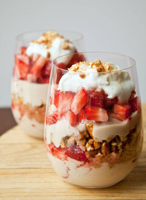 Strawberry Pretzel Parfait.