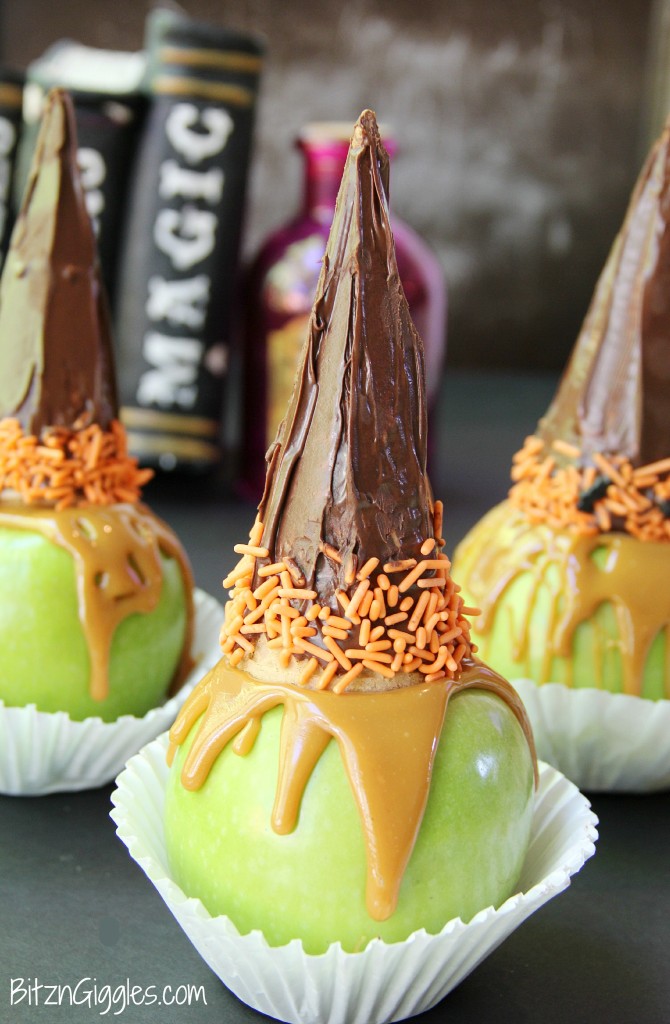 Witchy Caramel Apples