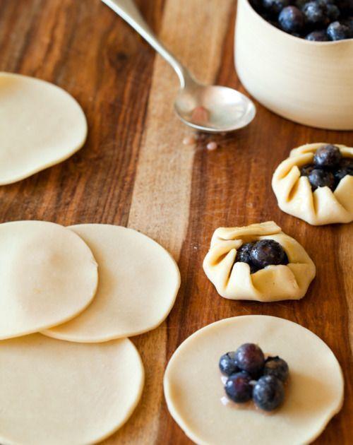 blueberry tarts from Spoon Fork Bacon