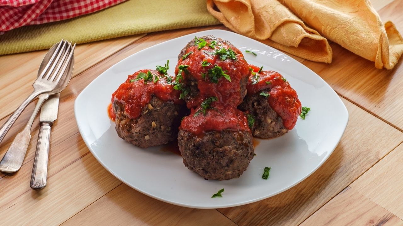 Instant Pot Chicken meatballs and Marinara