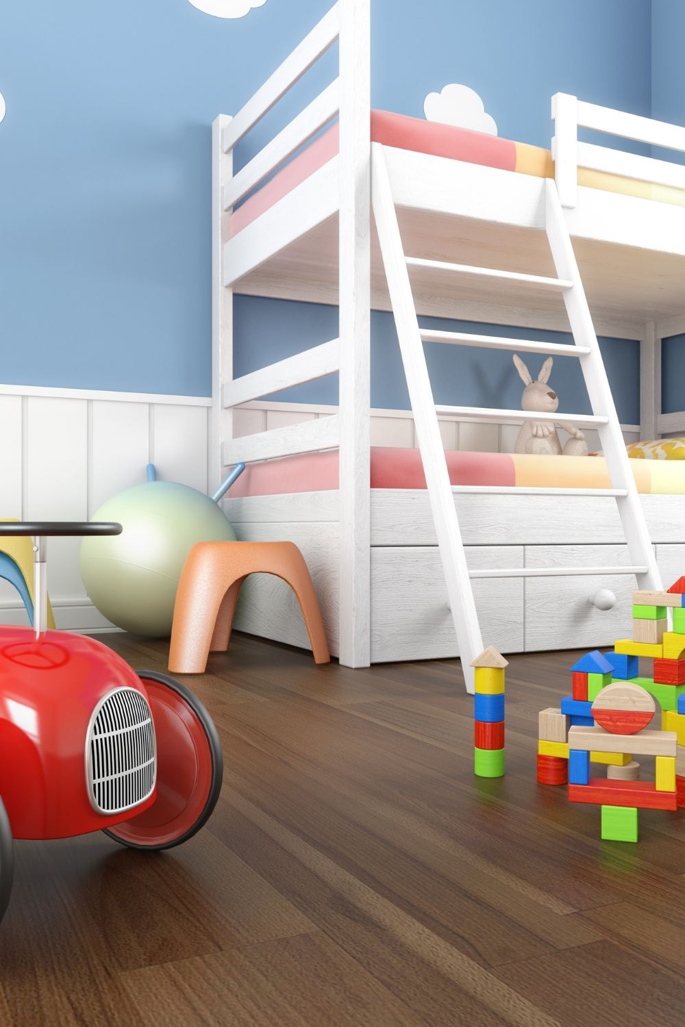 Children’s playroom and bedroom