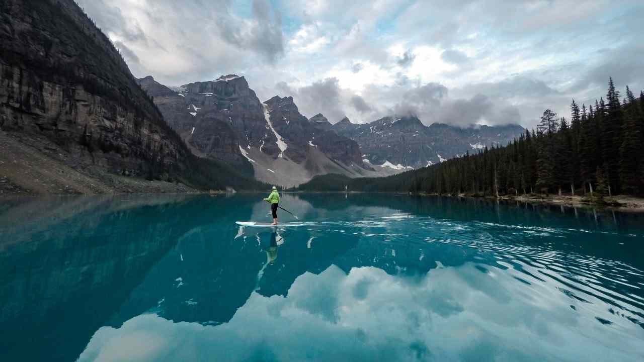 Paddleboard across Lake Geneva