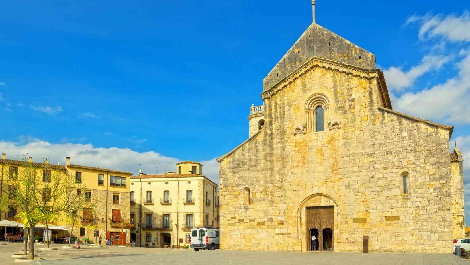 Sant Vicente de Besalu church in Besalu, Spain