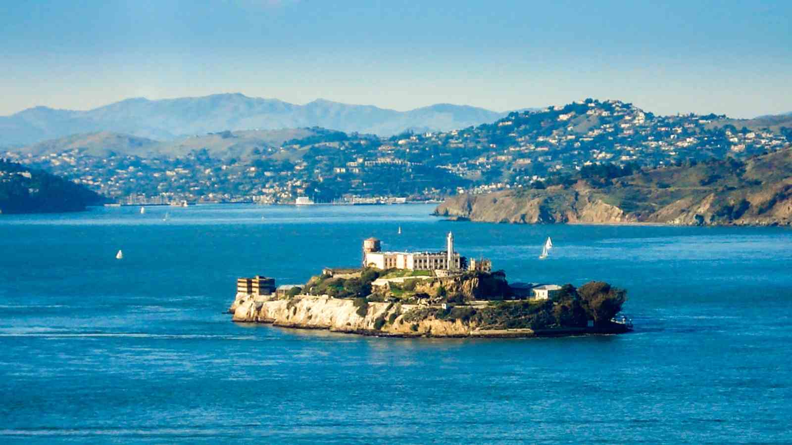 The island of Alcatraz