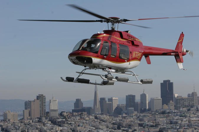 helicopter and take in the sights of San Francisco