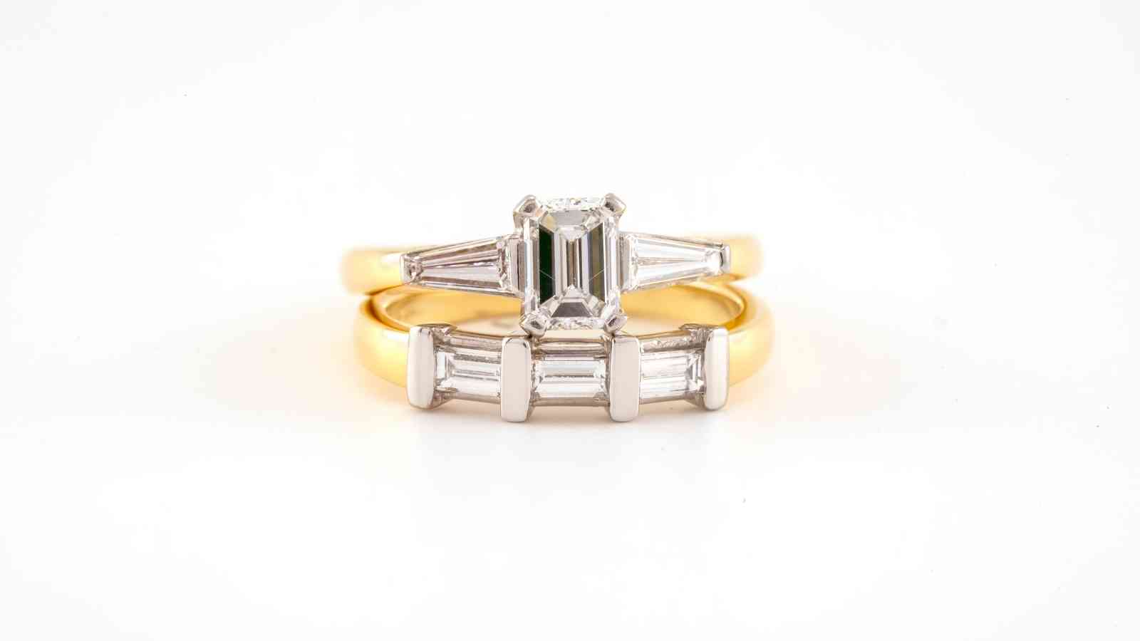 Emerald Cut Diamond Band Say About You 