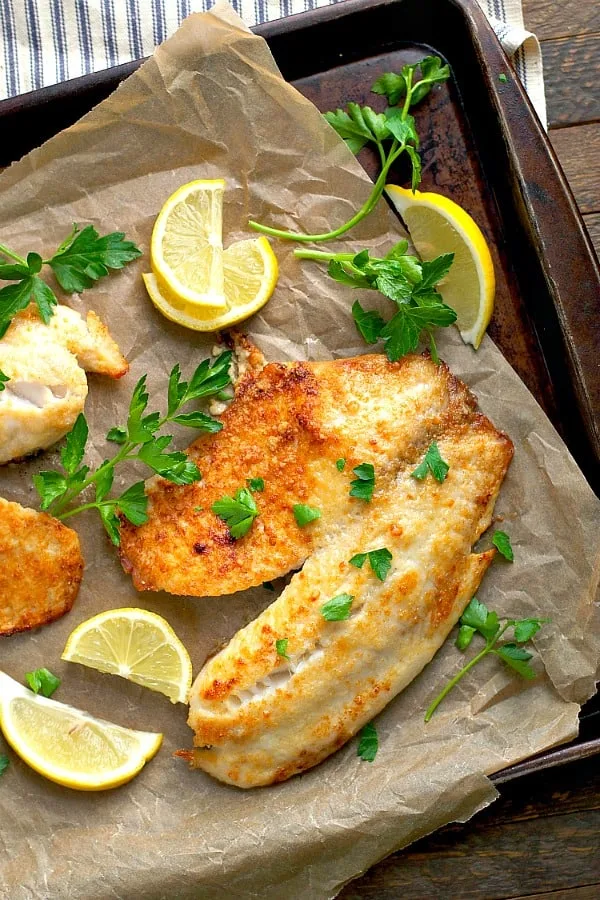 5-Ingredient Garlic Parmesan Tilapia