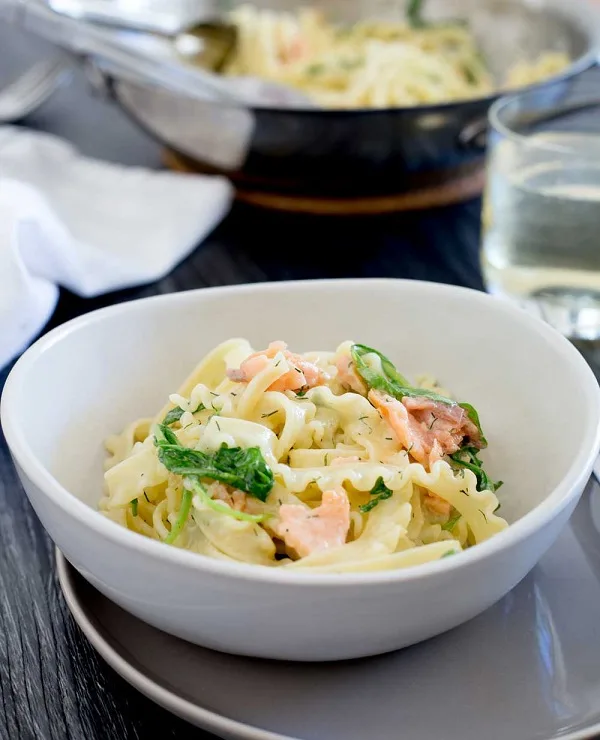 5-Ingredient Smoked Salmon Pasta