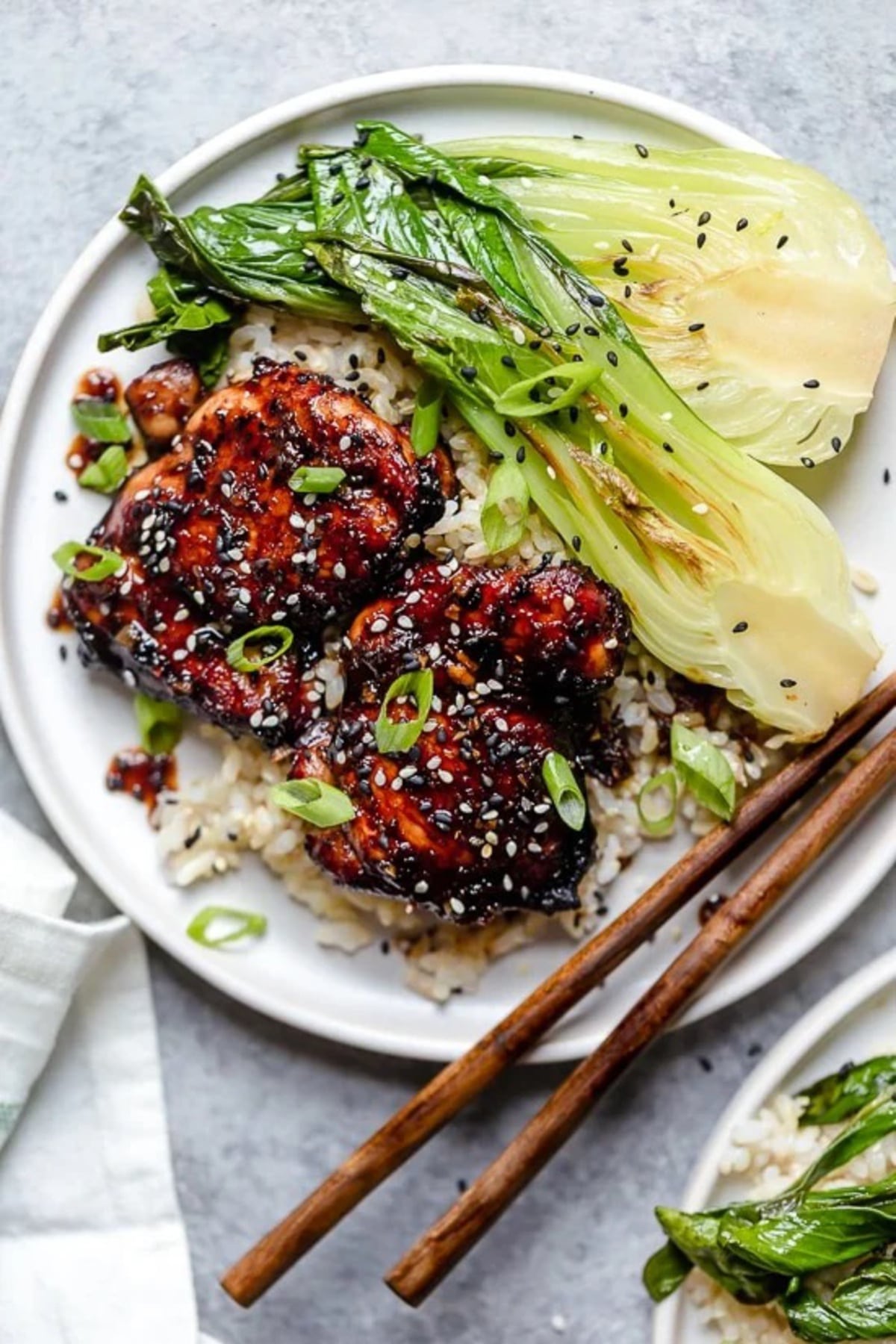 Air Fryer Asian Glazed Boneless Chicken Thighs
