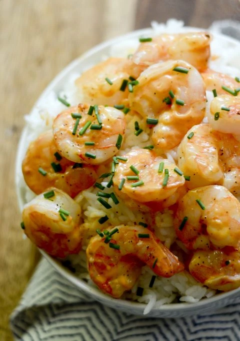 Air Fryer Skinny Bang Bang Shrimp